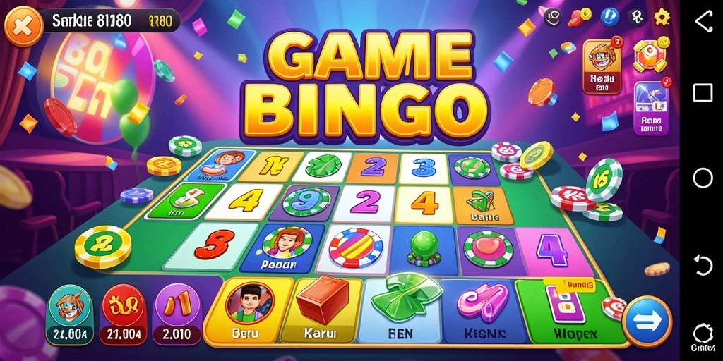 Tampilan gameplay seru dalam game Bingo 8180.
