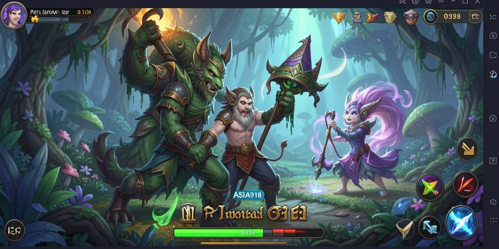 Gameplay seru di dunia fantasi yang menakjubkan.