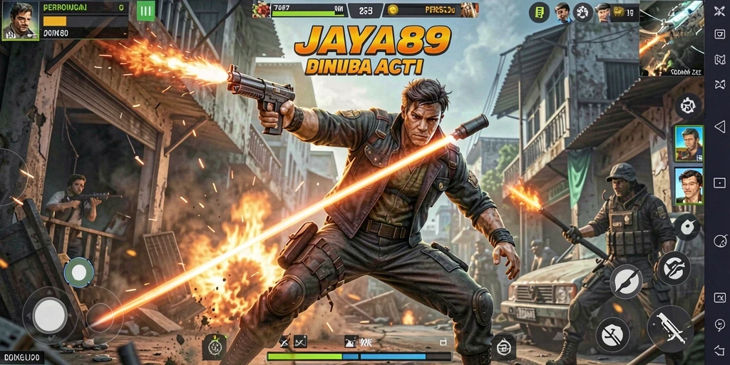 Tampilan gameplay seru dari JAYA89 dengan aksi mendebarkan.
