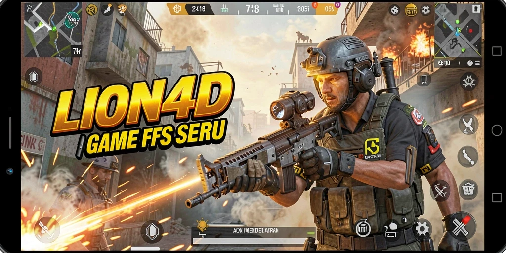 Tampilan gameplay LION4D yang menegangkan dan penuh aksi.