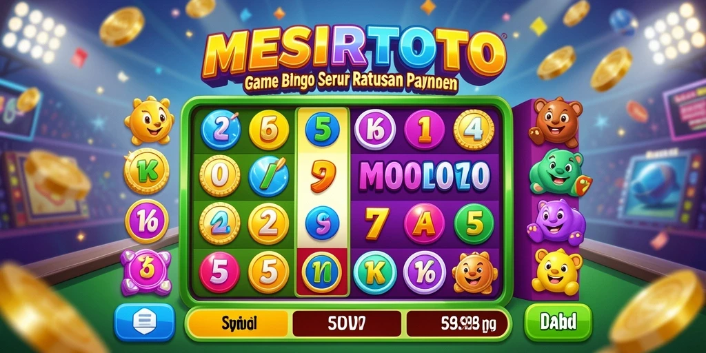 Screenshot dari gameplay Bingo MESIRTOTO yang seru dan menghibur.