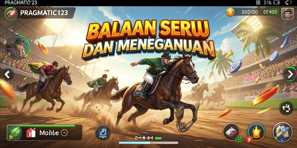 Gameplay balapan yang mendebarkan di PRAGMATIC123.