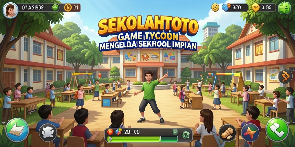 Tampilan gameplay SEKOLAHTOTO yang menarik dan strategis.