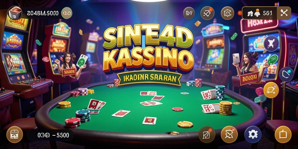 Tampilan permainan Kasino yang seru dan menarik di SINTE4D.