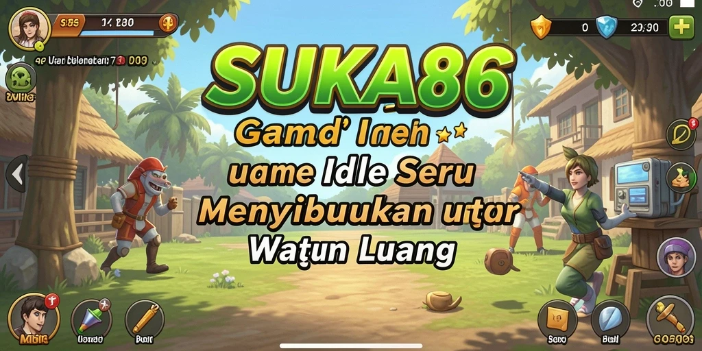Gameplay seru dan menyenangkan di SUKA86 sebagai game Idle.