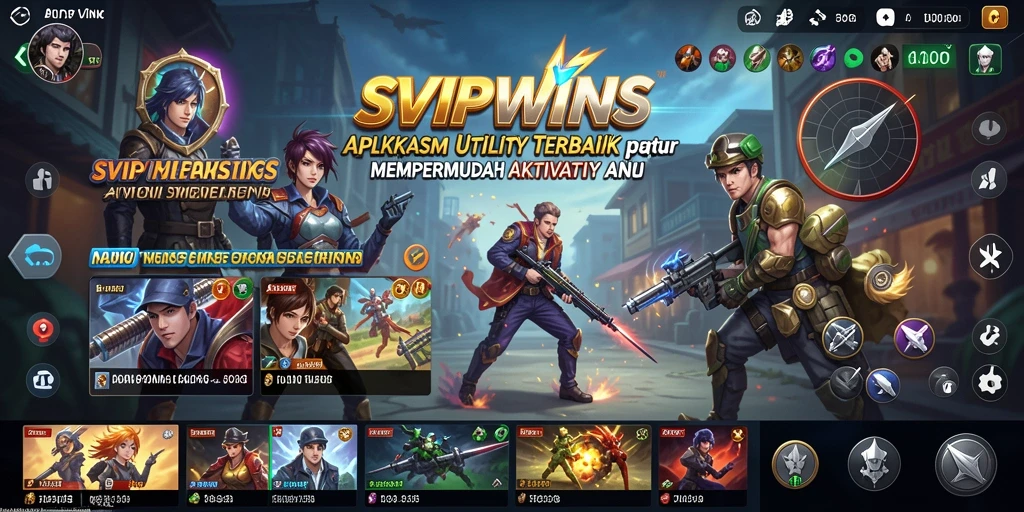 Tampilan antarmuka utama SVIPWINS yang sederhana dan fungsional.