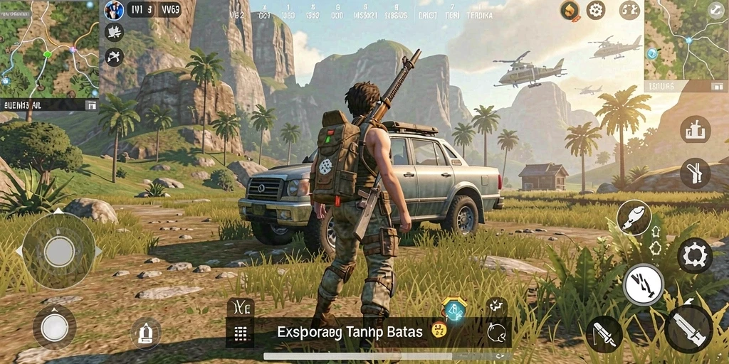 Tampilan gameplay VV62 yang menarik dan penuh petualangan.
