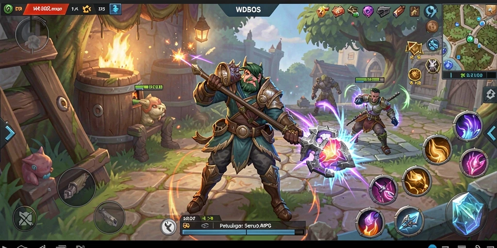 Tampilan gameplay WDBOS yang penuh aksi dan keindahan.